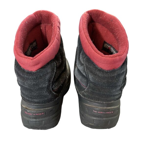 The North Face Boys Heatseeker Insulated Waterproof Winter Boots Red/Black - 3 - Picture 8 of 9